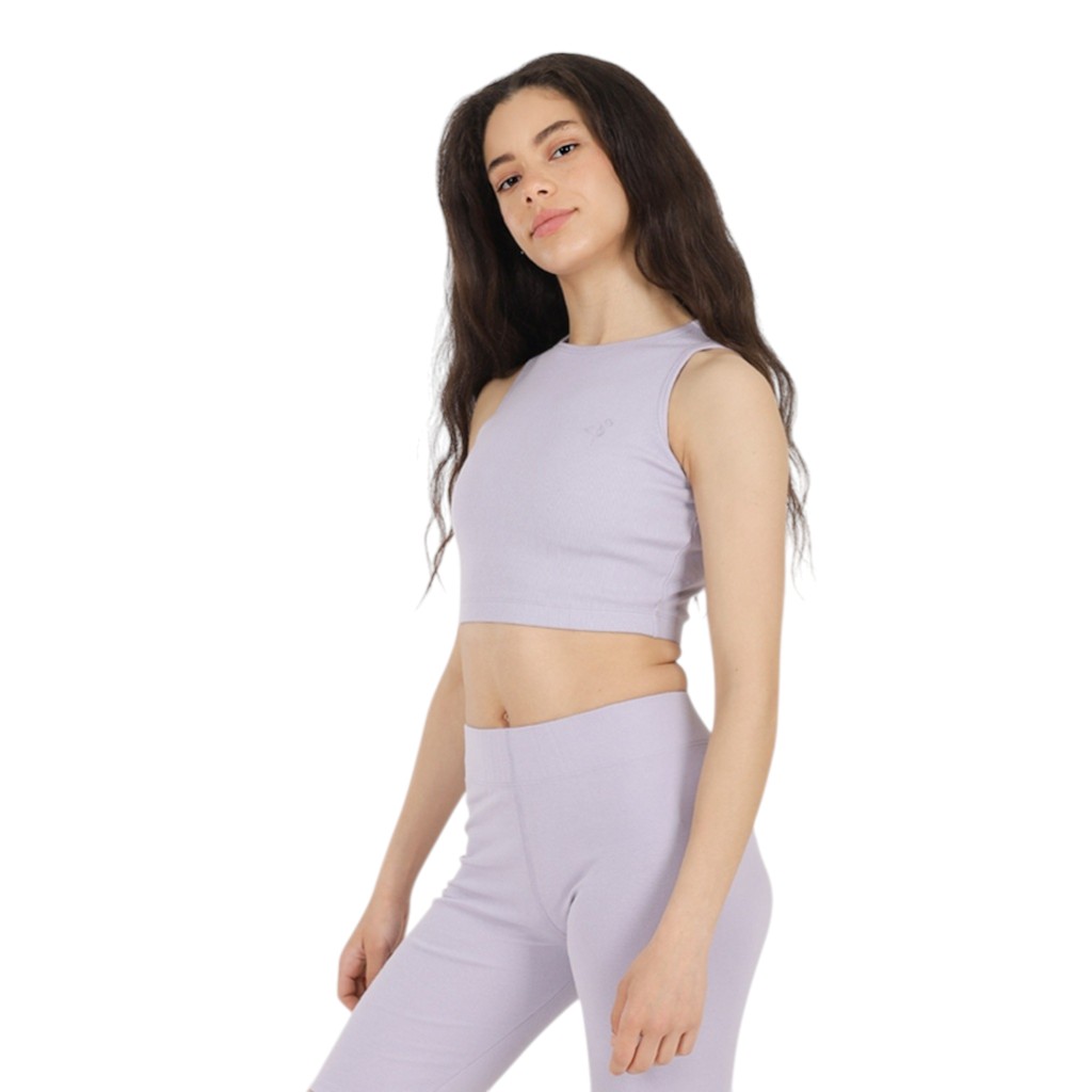 Brassière côtelé femme