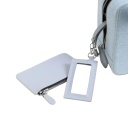 Sac carré bandoulière en jeans - DONIA