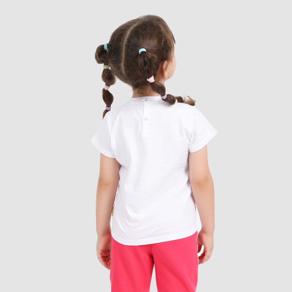 T-shirt bébé manches courtes SPACE GIRL