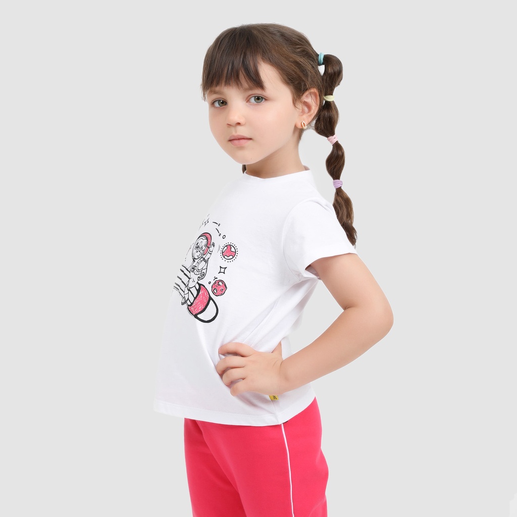 T-shirt bébé manches courtes SPACE GIRL