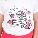T-shirt bébé manches courtes SPACE GIRL