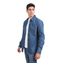 Chemise western homme en jeans  -SHEMS