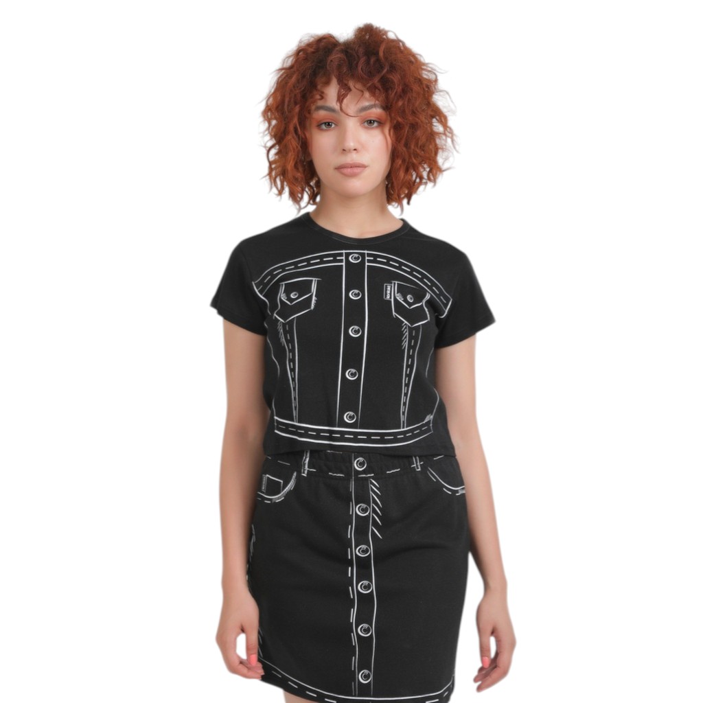 Jupe mini femme CROQUIS DENIM