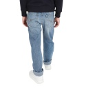 Straight jeans garçon avec revers