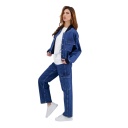 Workwear cropped jacket femme en jeans - WARD
