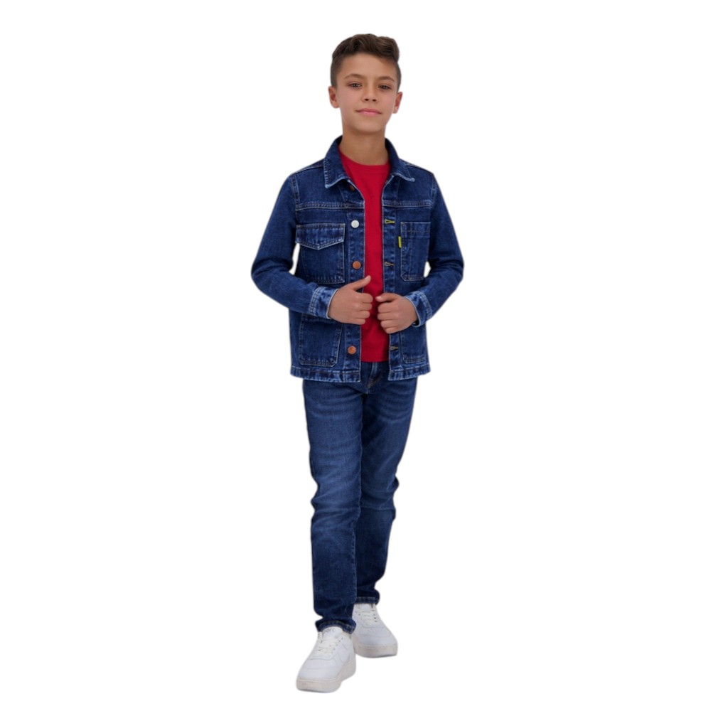 Workwear jacket garçon en jeans
