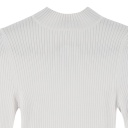 Body femme col cheminé en maille fine