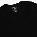 T-shirt côtelé sur taille femme manches courtes