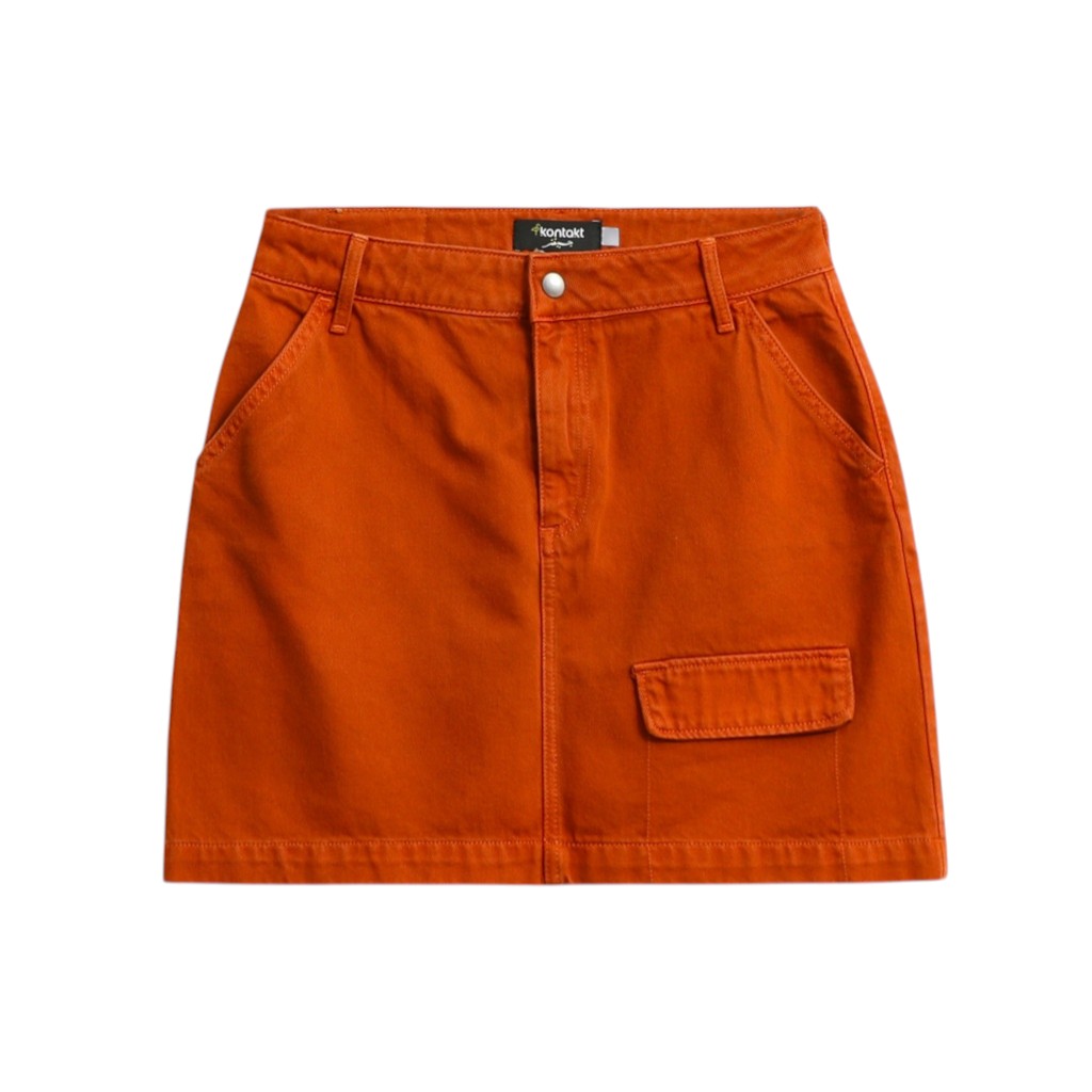 Jupe mini femme  avec poche à rabat - MARAM