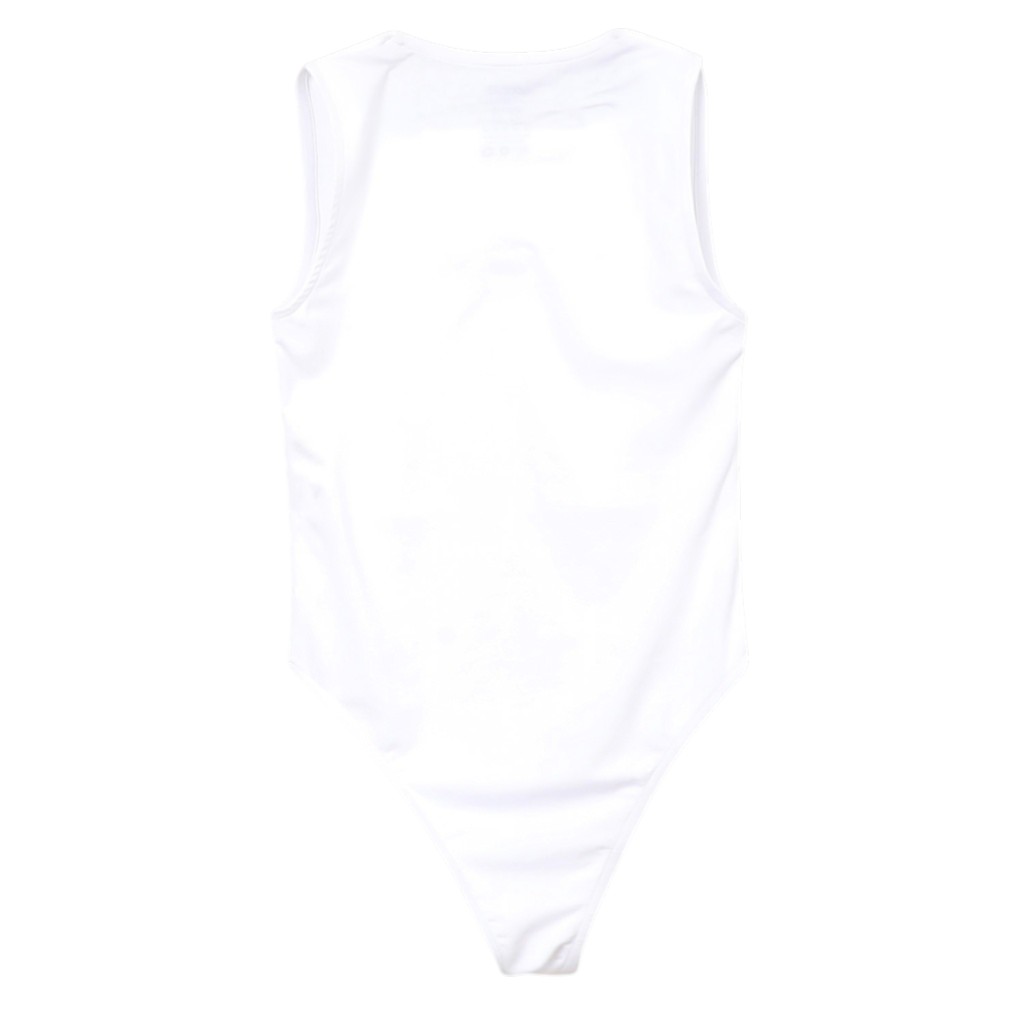 Body femme col carré sans manches avec broderie