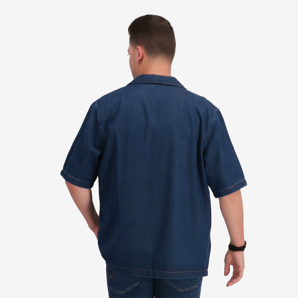 Chemise homme manches courtes en jeans - SHOKRI