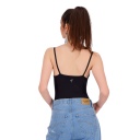 Body femme bretelle avec broderie