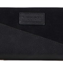 Porte feuille en jeans et cuir