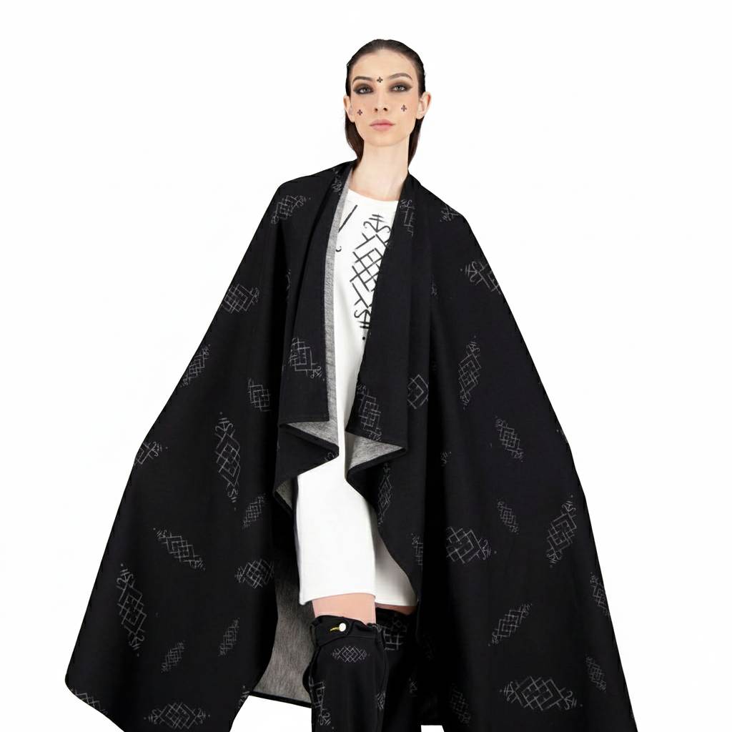 Safseri unisexe en jeans IMPRIME BERBERE HEAVY PRINT AND LASER TNFW