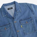 Chemise homme manches courtes en jeans - SHOKRI