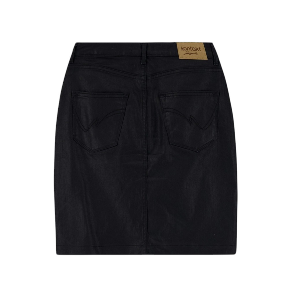 Jupe mini femme effet cuir- MIRA