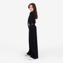 Pantalon côtelé fille wide leg