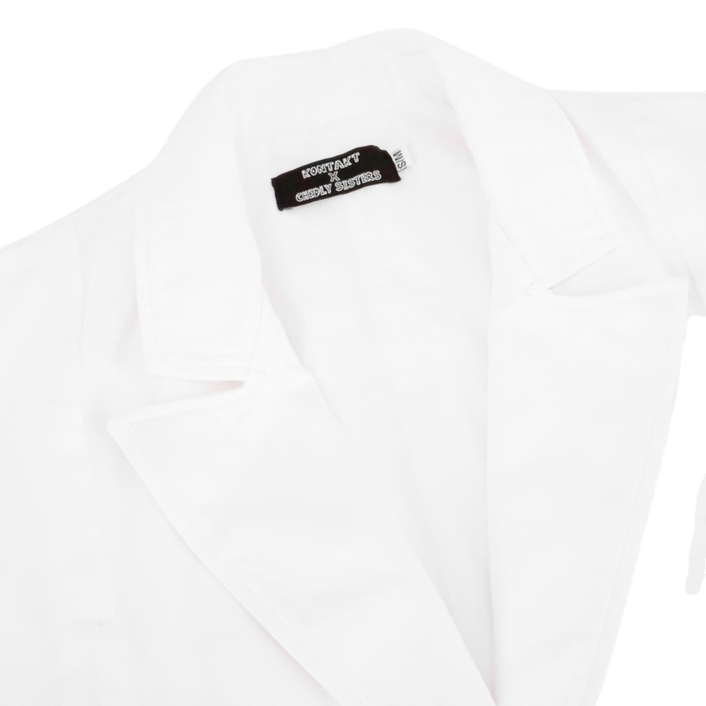 Blazer croisé femme sans manches-SAHAR