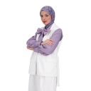 Blazer croisé femme sans manches-SAHAR