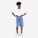 Bermuda femme taille haute en jeans -BADIRA