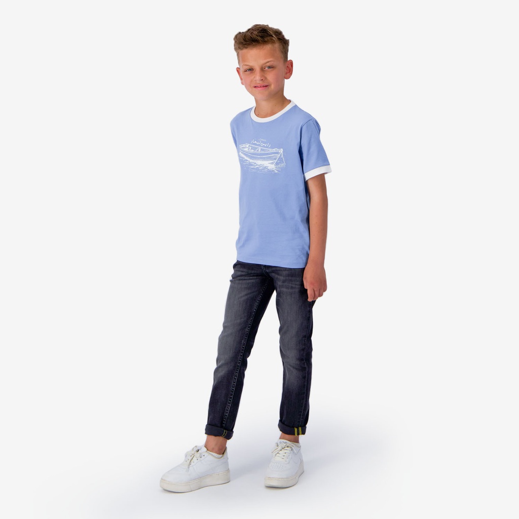 T-shirt flammé garçon manches courtes  رايس الابحار