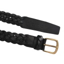 Ceinture tressé unisexe en cuir