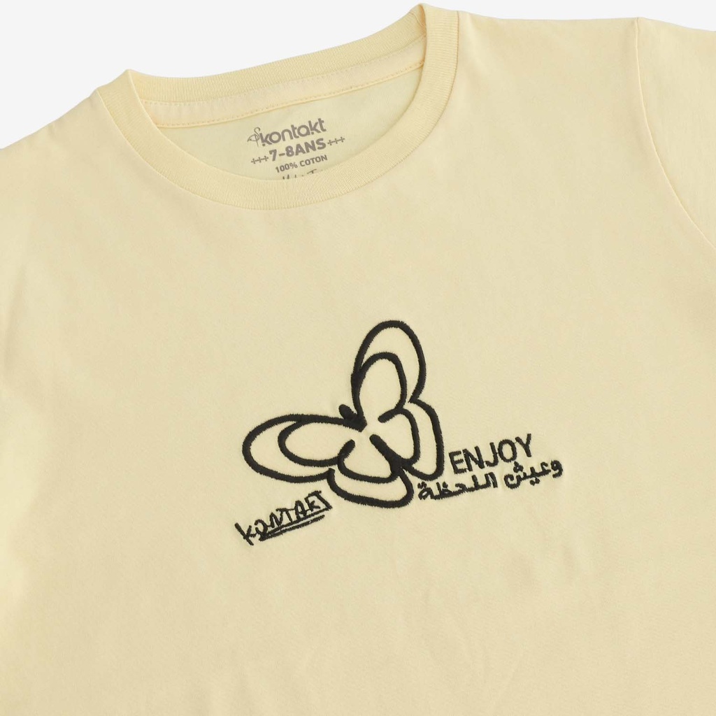 T-shirt fille  ENJOY وعيش اللحظة