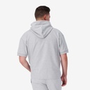 Hoodie homme manches courtes avec broderie