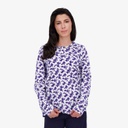 Pyjama femme manches longues avec patte boutonnée