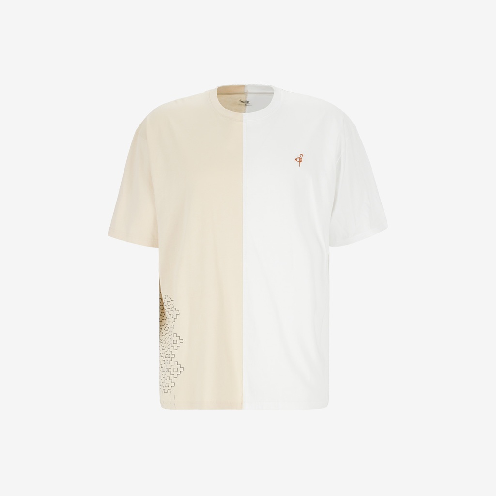 Upcycling t-shirt oversized homme manches courtes MARGOUM &amp; LOSANGE VERSION 2