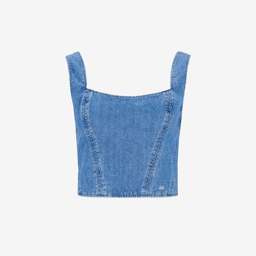 Upcycling top femme jeans V1