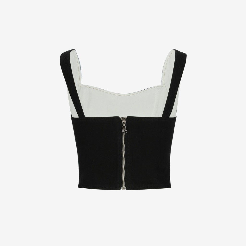 Upcycling top femme jeans V1