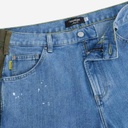 Upcycling carpenter homme en jeans bi-couleur - KARIM