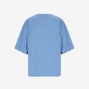 T-shirt  oversized sur taille  avec poche  plaqué