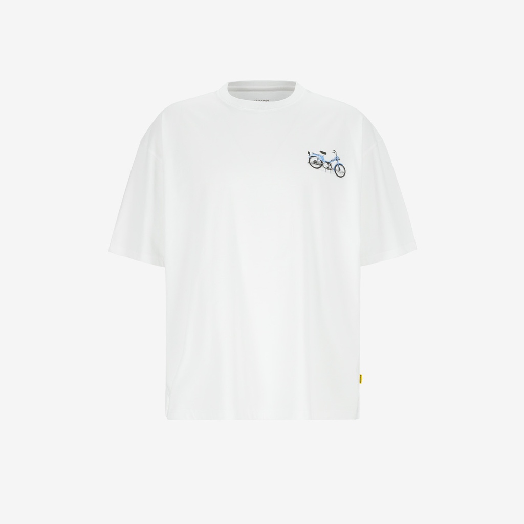 T-shirt oversized homme manches courtes  موبيلات زرقة