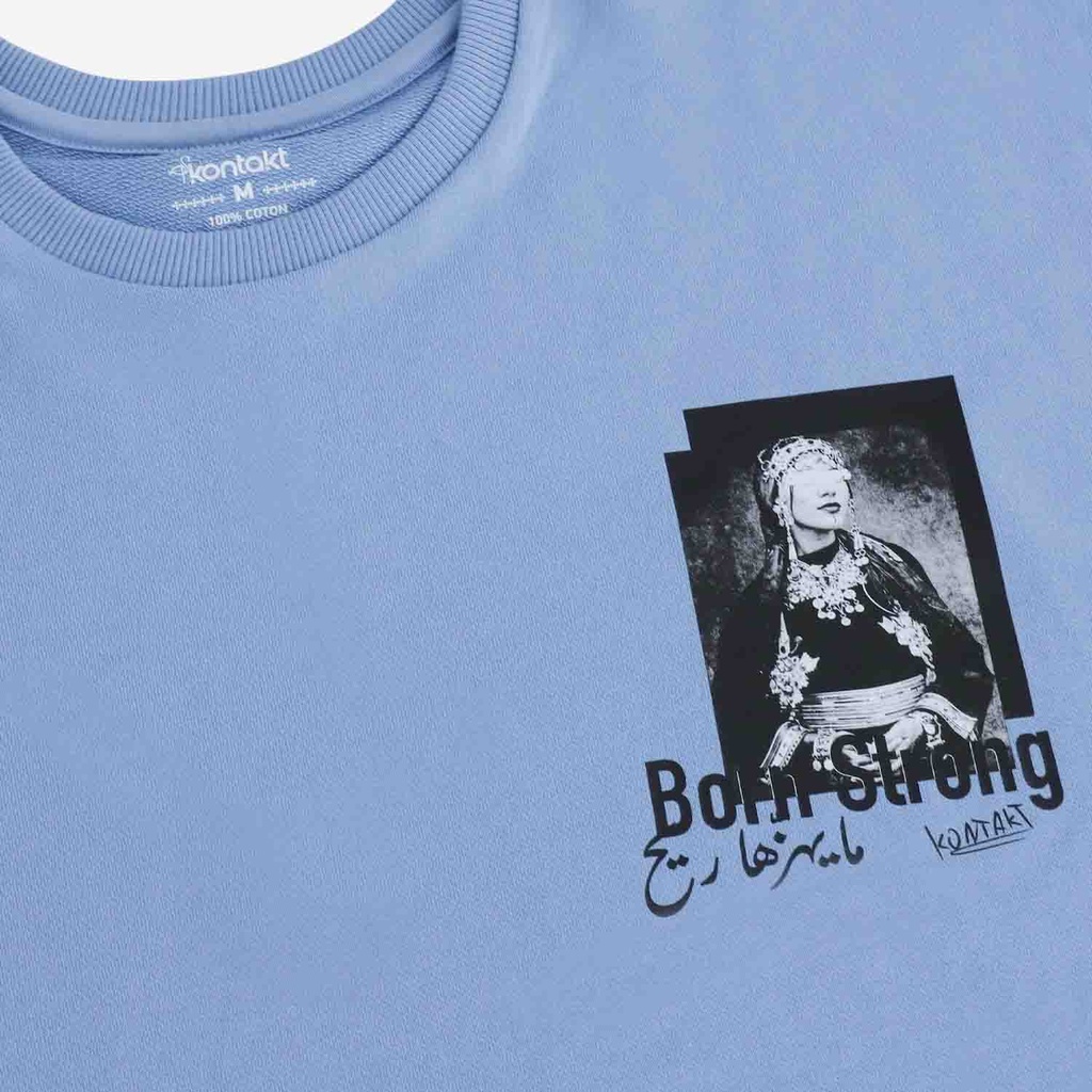 Sweat boxy femme BORN STRONG