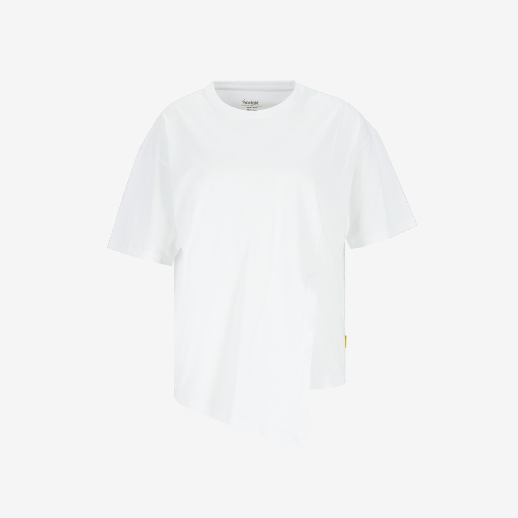 T-shirt oversized  femme avec  découpe
