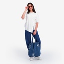 T-shirt oversized  femme avec découpe