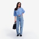 T-shirt  oversized sur taille  avec poche  plaqué