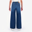 Super Straight jeans femme avec braguette décalé- SARRA 2.0