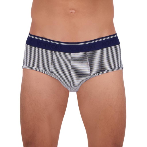 Lot de 3 slips midi homme en coton stretch