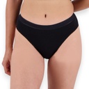 Lot de 3 Slips taille haute femme bords elastique large en coton stretch