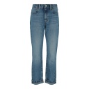 Straight jeans garçon avec revers