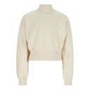 Sweat crop fille avec col cheminée Love You So Matcha