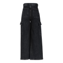 Cargo jeans fille