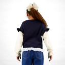 Sweat fille avec volants