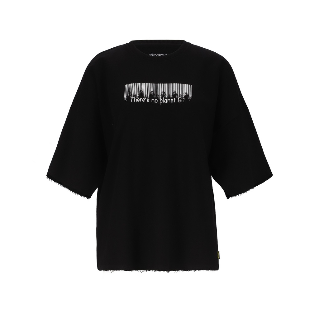 Sweat oversized femme manches courtes There’s no planet B