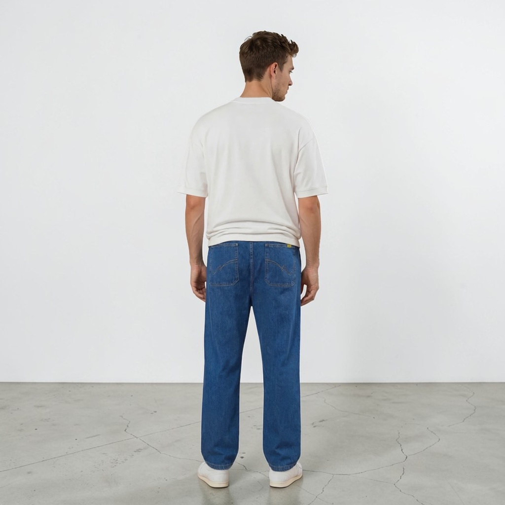 Sweat homme manches courtes avec poche soufflet imprimé feuille