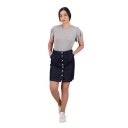 T-shirt femme manches courtes avec volant et broderie