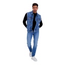 Regular jacket homme sans manche en jeans - KENZI